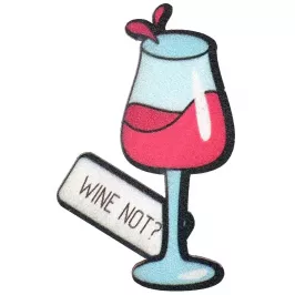Деревянный значок "Wine Not" картинка 372539 - МосИгра